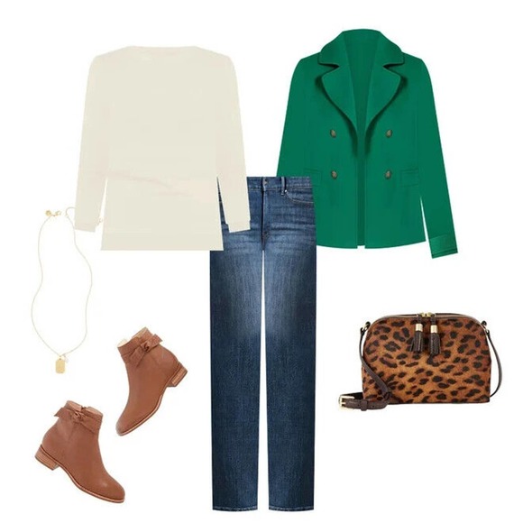 Talbots Tailored Peacoat Meadow Green Double Breasted Coat Women's Size Large - Picture 10 of 14